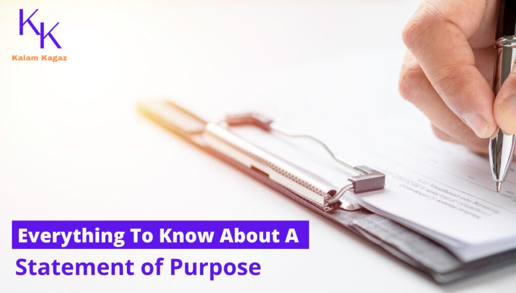 Everything to know about a Statement of Purpose