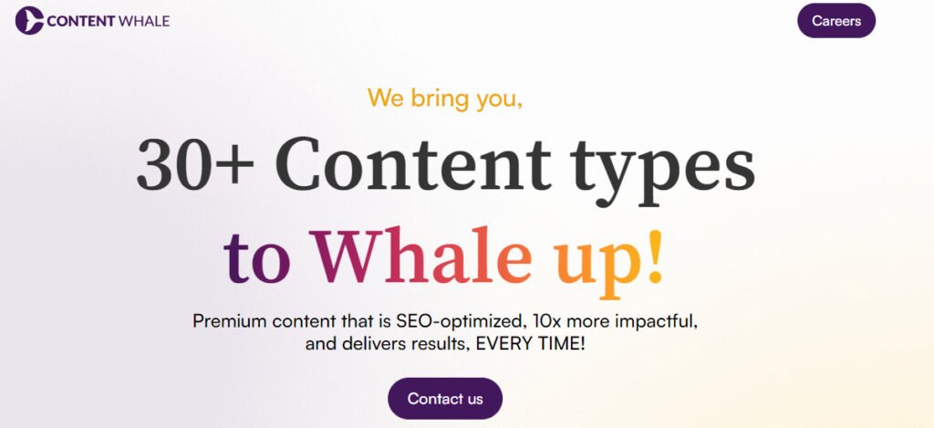 Resume writing services by Content Whale