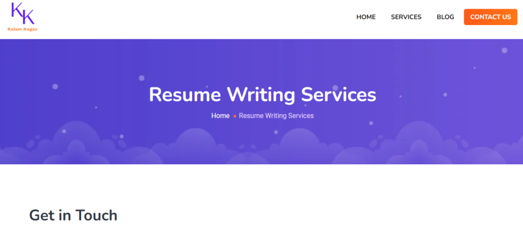 Kalam Kagaz Executive resume writing