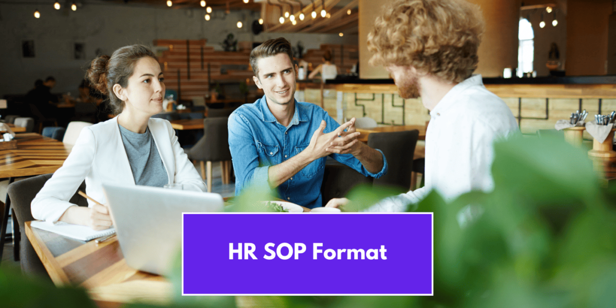 How To Write HR SOP With Format And Tips